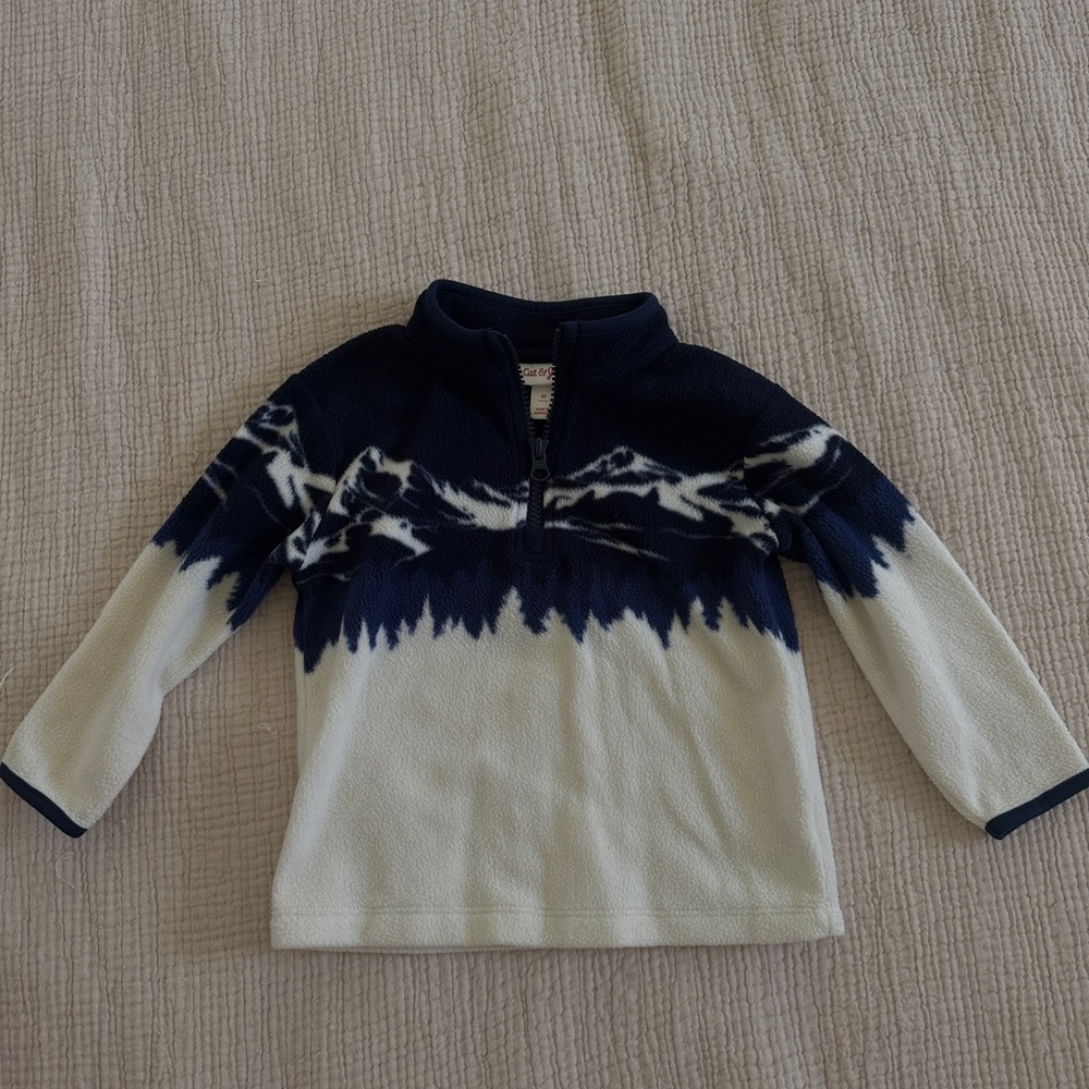 Cat & Jack Navy and White Kids Sweater